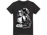 Star Wars - Maglietta "Dark Side Duo"" Da Uomo TV3666 (L) (Nero)"