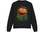 The Nightmare Before Christmas - Felpa "I Am The Pumpkin King"" FüR Herren/Damen Unisex TV3681 (L) (Schwarz)"