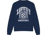 Marvel - Felpa "X-Men Athletic Dept"" Per Uomo/Donna Unisex TV3682 (L) (Blu Navy)"