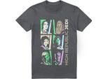 Star Wars: L'accolito - Maglietta "Jedi Dell'alta Repubblica"" Da Uomo TV3715 (3XL) (Carbone)"