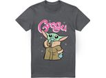Star Wars: The Mandalorian - T-Shirt Da Uomo TV3717 (M) (Charcoal)