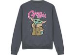 Star Wars: The Mandalorian - Felpa Da Uomo/Donna Unisex TV3730 (Xl) (Charcoal)