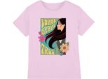 Mulan - Maglietta "Loyal Brave True"" Per Bambini TV3738 (116) (Rosa)"