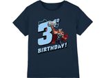 Thor - Maglietta Per Bambini - 3° Compleanno TV3749 (152-158) (Blu Navy)