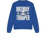 Star Wars - Felpa "Birthday Troopers"" Per Uomo/Donna Unisex TV3759 (Xxl) (Blu Reale)"