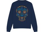 Coco - Felpa "Day Of The Dead"" Per Uomo/Donna Unisex TV3766 (Xl) (Blu Navy)"