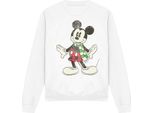 Disney - Felpa Per Uomo/Donna Unisex - Design Natalizio TV3791 (Xxl) (Bianco)