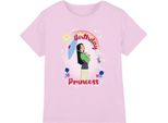 Mulan - Maglietta "Principessa Di Compleanno E Il Suo Grillo Portafortuna"" Per Bambini TV3812 (152-158) (Rosa)"
