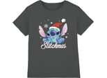 Lilo & Stitch - Maglietta "A Stitchmas Christmas"" Per Bambini TV3818 (104) (Carbone)"