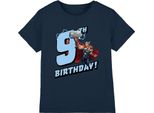 Thor - Maglietta Per Bambini - 9° Compleanno TV3828 (116) (Blu Navy)