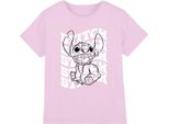 Lilo & Stitch - Maglietta Per Bambini TV3898 (104) (Rosa)