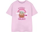 Star Wars: I Mandaloriani - Maglietta "Più Carina Della Galassia"" Per Bambini TV3959 (104) (Rosa)"