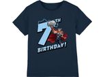 Thor - Maglietta Per Bambini - 7° Compleanno TV4106 (116) (Blu Navy)