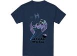 Star Wars - Maglietta "Death Star Defenders"" Da Uomo TV4270 (3XL) (Blu Navy)"