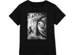 The Nightmare Before Christmas - Maglietta Per Bambini TV4284 (104) (Nero)