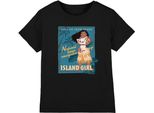 Moana - Maglietta "Island Girl"" Per Bambini TV4476 (128) (Nero)"