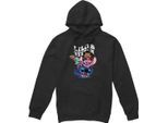 Lilo & Stitch - Felpa Con Cappuccio Da Uomo TV4563 (S) (Nero)