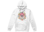 Coco - Felpa Con Cappuccio "Day Of The Dead"" Per Uomo TV4542 (M) (Bianco)"