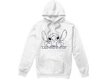 Lilo & Stitch - Felpa Con Cappuccio Da Uomo TV4557 (Xxl) (Bianco)