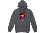 Spider-Man - Felpa Con Cappuccio "Symbiote"" Da Uomo TV4600 (L) (Charcoal)"