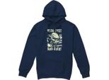 Star Wars - Felpa Con Cappuccio "Yoda Best Dad"" Da Uomo TV4642 (Xxl) (Blu Navy)"