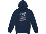 Lilo & Stitch - Felpa Con Cappuccio "Merry Stitchmas"" Da Uomo TV4681 (Xxl) (Blu Navy)"
