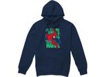 Spider-Man - Felpa Con Cappuccio "Wall Crawling"" Da Uomo TV4709 (Xxl) (Blu Navy)"