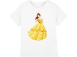 La Bella E La Bestia - Maglietta Per Bambini TV4730 (128) (Weiß)