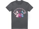 Lilo & Stitch - Maglietta "Made For Each Other"" Da Uomo TV4789 (Xxl) (Carbone)"