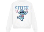 Lilo & Stitch - Felpa "Clutching Hearts"" Per Uomo/Donna Unisex TV4817 (Xxl) (Bianco)"