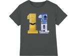 Star Wars - Maglietta "11"" Per Bambini TV4830 (116) (Carbone)"