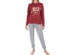 Pigiama Da Donna In Cotone A Maniche Lunghe Kisses&Love KLP1
