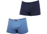 Boxer Kisses&Love Pack-2 In Tessuto Traspirante KLB2 Uomo