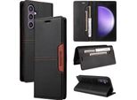 Custodia Per Samsung Galaxy A25 5G, Custodia In Pelle Flip Wallet Con Slot Per Carte E Supporto Nero