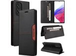 Custodia Per Samsung Galaxy A32 5G, Custodia In Pelle Flip Wallet Con Slot Per Carte E Supporto Nero