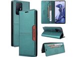 Custodia Per Xiaomi 11T / 11T Pro, Custodia In Pelle Flip Wallet Con Slot Per Schede E Supporto Verde
