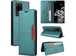 Custodia Per Samsung Galaxy S20 Ultra, Custodia Flip Wallet In Pelle Con Slot Per Carte E Supporto Verde