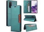 Custodia Per Samsung Galaxy S20 Fe 5G/4G, Custodia In Pelle Flip Wallet Con Slot Per Carte E Supporto Verde