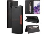 Custodia Per Samsung Galaxy S20 Fe 5G/4G, Custodia In Pelle Flip Wallet Con Slot Per Schede E Supporto Nero