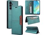 Custodia Per Samsung Galaxy A16 5G/4G, Custodia In Pelle Flip Wallet Con Slot Per Schede E Supporto Verde