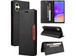 Custodia Per Samsung Galaxy A05, Custodia Flip Wallet In Pelle Con Slot Per Carte E Supporto Nero