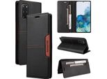 Custodia Per Samsung Galaxy S20+/S20 Plus 5G, Custodia In Pelle Flip Wallet Con Slot Per Carte E Supporto Nero