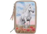Depesche Astuccio A 3 Scomparti Miss Melody Poppy Sand : Beige Assortimento Di Colori: Beige