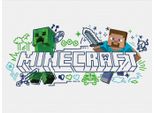 Minecraft - Stampa Su Tela PM11233 (80 Cm X 60 Cm) (Bianco/Blu/Verde)