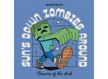 Minecraft - Leinwanddruck, Zombie PM11236 (30 Cm X 30 Cm X 1,8 Cm) (Blau)