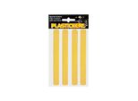 Strisce Riflettenti Per Plastica Giallo 19,2 X 9,5 Cm