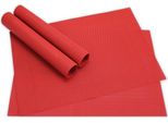 Tovagliette Borda Set Di 4 Rosso Come Tovagliette Da Tavola