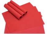 Tovagliette Borda Set Di 6 Rosso Come Tovagliette Da Tavola