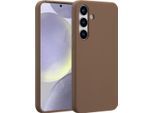 Samsung Galaxy S25 Plus Sleeve - Silicone - Custodia Morbida Accezz/Copertura Posteriore - Marrone Chiaro