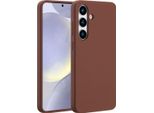 Custodia Samsung Galaxy S25 Plus - Silicone - Accezz Custodia Morbida/Copertura Posteriore - Marrone